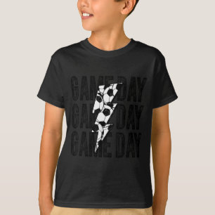 Camiseta Fútbol Día de Juego Rayo Fútbol Mamá Papá Niño