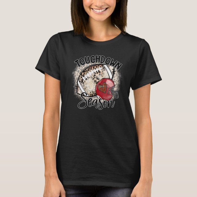 Camiseta Fútbol Día de la Temporada de Touchdown (Anverso)