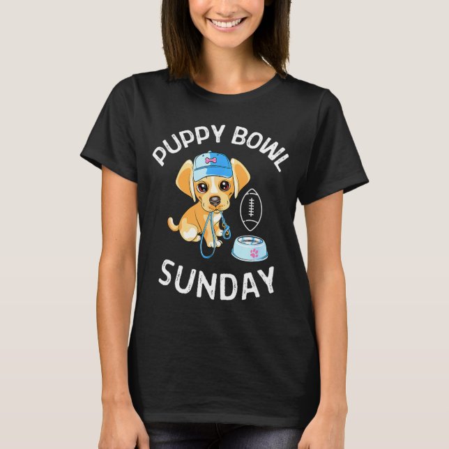 Camiseta Fútbol divertidísimo Domingo de Cachorro (Anverso)