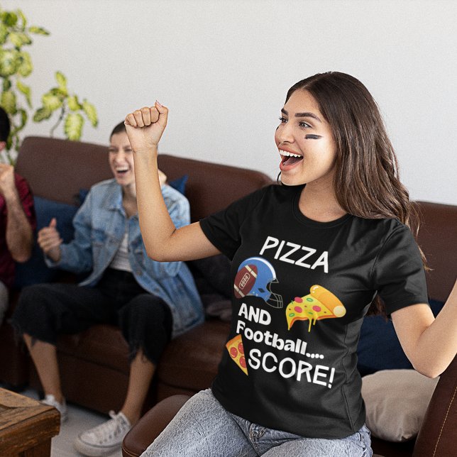 Camiseta Fútbol divertido y pizza (Subido por el creador)