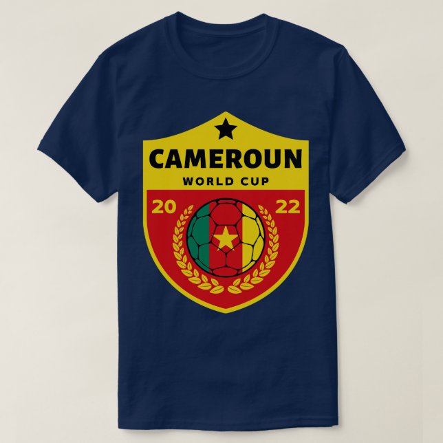 Camiseta Fútbol en Camerún (Diseño del anverso)