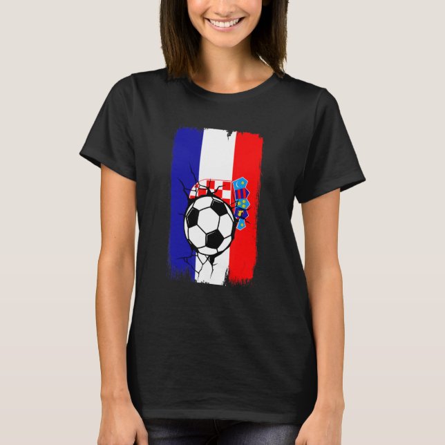Camiseta Fútbol en Croacia (Anverso)
