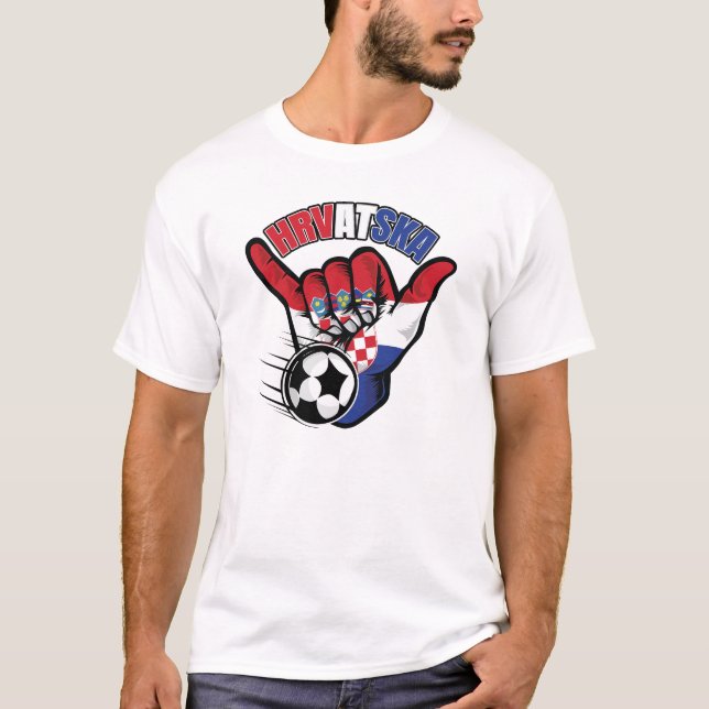 Camiseta Fútbol en Croacia (Anverso)