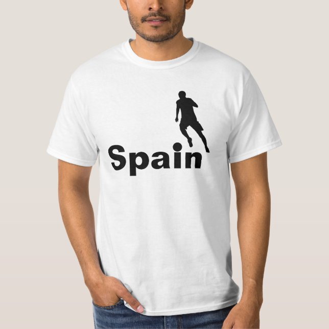 Camiseta Fútbol en España, personalizable (Anverso)