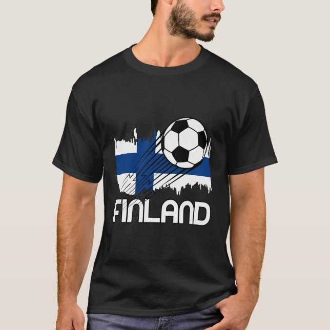Camiseta Fútbol en Finlandia (Anverso)