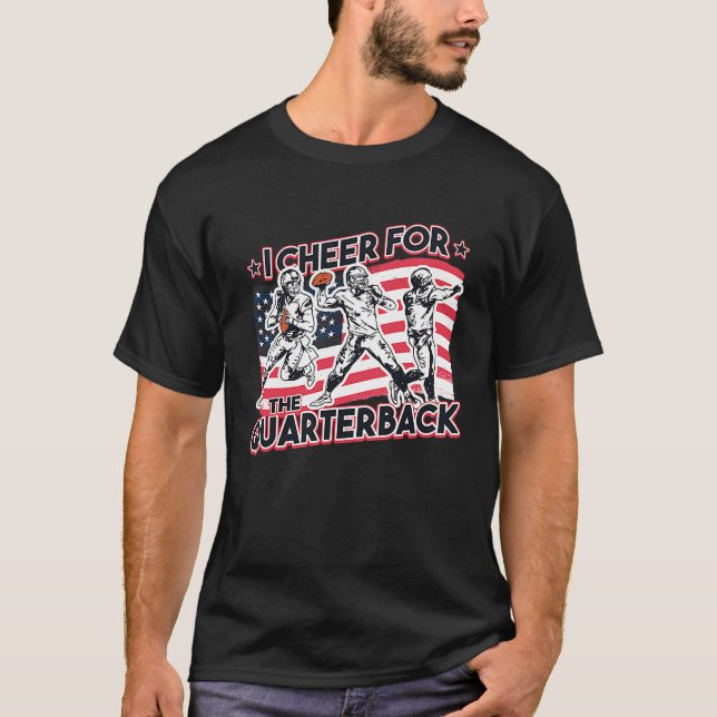 Camiseta Fútbol en la parte de atrás Bandera de Estados Uni (Anverso)