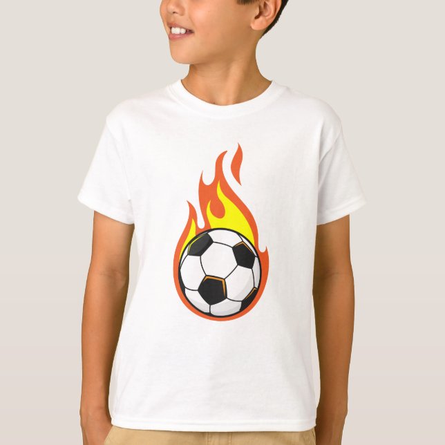 Camiseta Fútbol en llamas (Anverso)