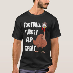 Camiseta Fútbol en modo de fiesta y Turquía Nap Repetir Tha