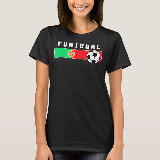 Camiseta Fútbol en Portugal (Anverso)
