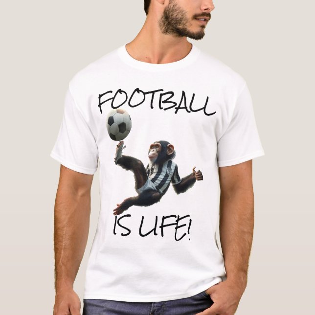 Camiseta Fútbol es vida (Anverso)