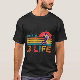 Camiseta Futbol es vida, regalo de fútbol, divertido amante
