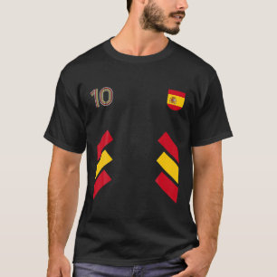 Camiseta Fútbol España Retro10 Bandera de España T S