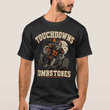 Fútbol Esqueleto Halloween Vintage Apretado
