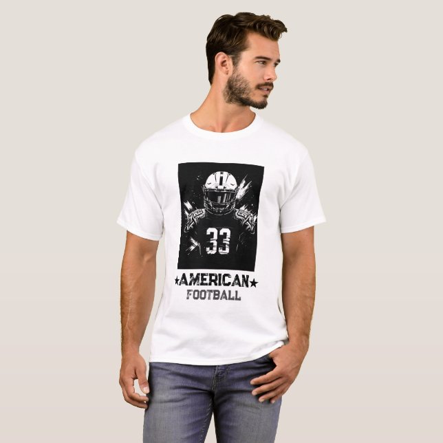 CAMISETA FÚTBOL ESTADOUNIDENSE (Anverso completo)