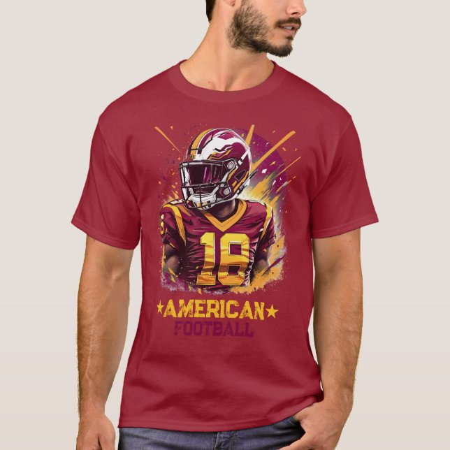 CAMISETA FÚTBOL ESTADOUNIDENSE (Anverso)