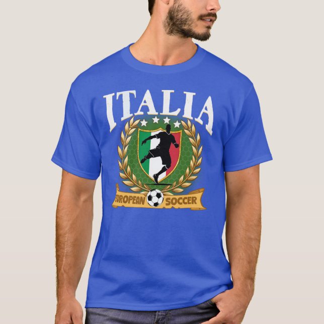 Camiseta Fútbol Europeo de Italia (Anverso)