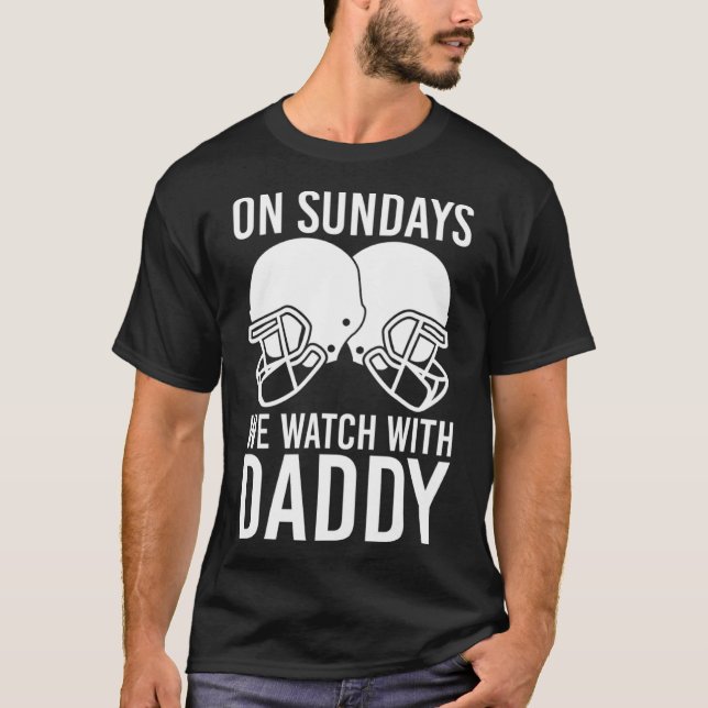 Camiseta Fútbol Familiar Gracioso Los Domingos Que Vemos Co (Anverso)