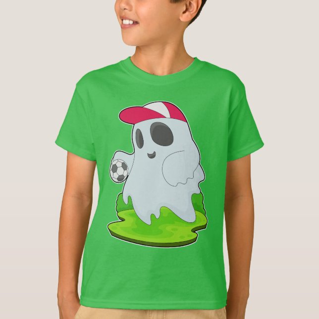 Camiseta Fútbol Fantasma Halloween (Anverso)