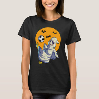 Camiseta Fútbol Fantasma Halloween Hombres Niños Fútbol Hal
