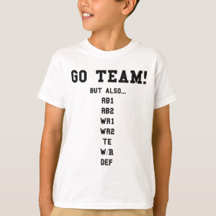 Camiseta Fútbol Fantástico Divertido - Vamos Equipo 