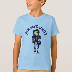 Camiseta Fútbol femenino azul claro
