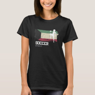 Camiseta Fútbol femenino bandera de Kuwait Chicas