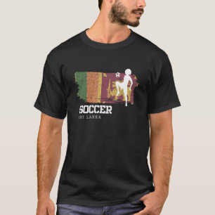 Camiseta Fútbol femenino bandera de Sri Lanka Chicas de fút