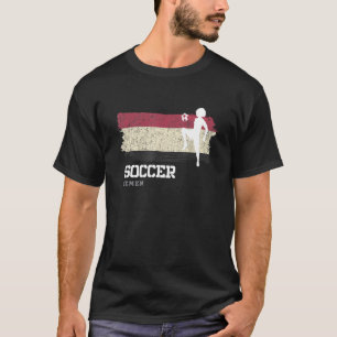 Camiseta Fútbol femenino con bandera de Yemen Chicas