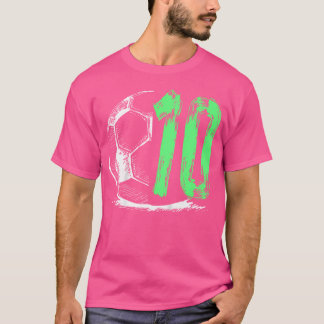Camiseta Fútbol Fiesta de cumpleaños de niño de 10 años