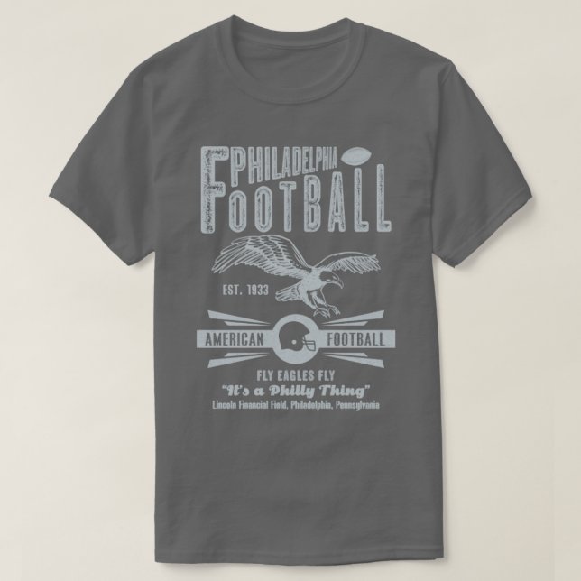 Camiseta Fútbol Filadelfia Este 1933 Vuelo de Águilas de Fl (Diseño del anverso)
