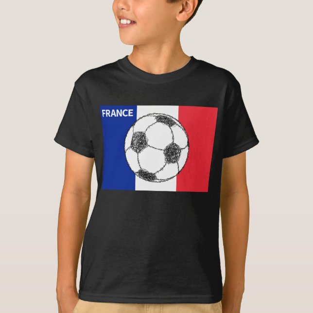Camiseta Fútbol, Francia (Anverso)