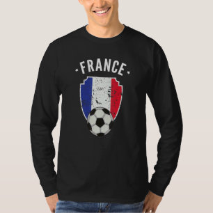 Camiseta Fútbol Francia Bandera Fútbol Orgullo Francés