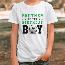 Camiseta Fútbol Fútbol Partido de Cumpleaños Hermano