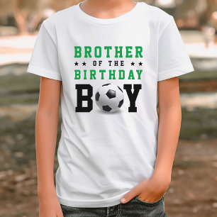 Camiseta Fútbol Fútbol Partido de Cumpleaños Hermano