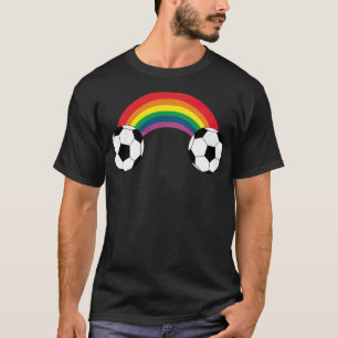 Camiseta Fútbol Gay Rainbow Balls Tolerancia Fútbol Orgullo