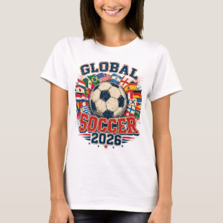 Camiseta Fútbol Global 2026 Banderas Internacionales de Fút