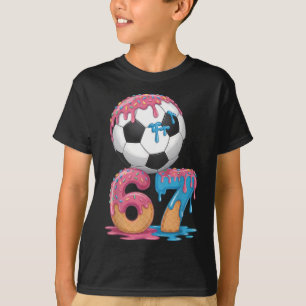Camiseta Fútbol Goteo Número 67 Jugador de Fútbol 67