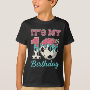 Camiseta Fútbol helado de 10 años de edad goteo juventud 10