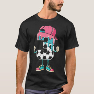 Camiseta Fútbol helado de 3 años goteo juventud 3er cumplea