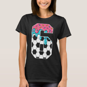 Camiseta Fútbol helado de 6 años goteo juventud 6 cumpleaño