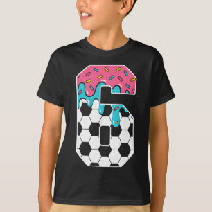 Camiseta Fútbol helado de 6 años goteo juventud 6 cumpleaño