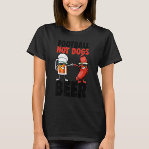 Camiseta Fútbol Hot Dogs & Beer Women Foodiage Sausage Lo
