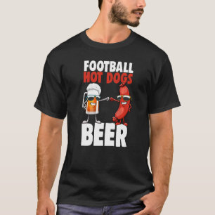 Camiseta Fútbol Hot Dogs & Beer Women Foodiage Sausage Love
