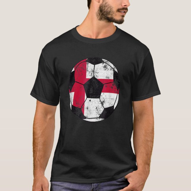 Camiseta Fútbol Inglaterra Bandera (Anverso)