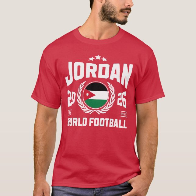 Camiseta Fútbol Jordania 2026 (Anverso)