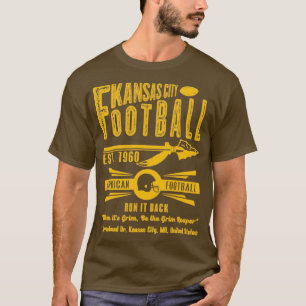 Camiseta Fútbol Kansas City Est 1960 Arrow Vintage Gold T