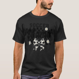 Camiseta Fútbol Mama Coquette Bow Game Day Sport Heart Love