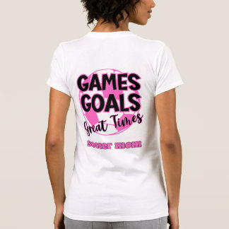 Camiseta Fútbol Mamá juegos Objetivos grandes Tiempos diver