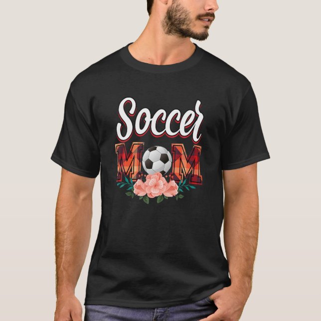 Camiseta Fútbol Mamá leopardo divertido día 2 de la madre (Anverso)