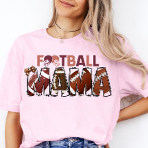 Fútbol Mamá Shirt anima el juego de mamá Tee Footb